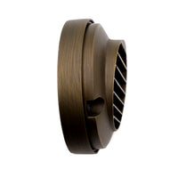 Outdoor Landscape Lighting LED 12V Low Voltage DL02B G4 Solid Brass Round Surface Mount Grilled Deck Light Low Voltage Landscape Lighting