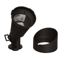 Outdoor Landscape Lighting LED 12V Low Voltage DL02 20 Pack 12V Low Voltage Waterproof LED Outdoor Aluminum Spotlight Directional Lighting with MR16 5W 3000K Bulb