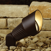 Outdoor Landscape Lighting LED 12V Low Voltage DL02 20 Pack 12V Low Voltage Waterproof LED Outdoor Aluminum Spotlight Directional Lighting with MR16 5W 3000K Bulb