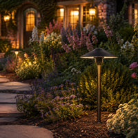 Outdoor Landscape Lighting LED 12V Low Voltage DL03 12V AC/DC Aluminum Low Voltage Landscape Lighting Mushroom Path Light G4 Socket