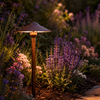 Outdoor Landscape Lighting LED 12V Low Voltage DL03 12V AC/DC Aluminum Low Voltage Landscape Lighting Mushroom Path Light G4 Socket