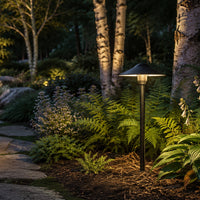 Outdoor Landscape Lighting LED 12V Low Voltage DL03 12V AC/DC Aluminum Low Voltage Landscape Lighting Mushroom Path Light G4 Socket