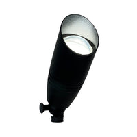 Outdoor Landscape Lighting LED 12V Low Voltage DL05R 8W RGBCW Cast Aluminum 12V AC/DC Low Voltage Integrated LED Smooth Bullet Directional Outdoor Spotlight IP65