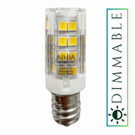 E12 4W SMD 12V Low Voltage LED Light Bulbs Dimmable Energy Saving Light Bulb - Warm White 3000K / Single