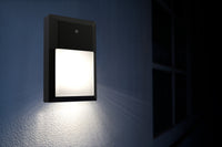 Outdoor Landscape Lighting LED 12V Low Voltage Mini Wall Pack LED Light 5CCT Selectable 15.8W 1600LM Line Voltage 120V AC IP65 Waterproof