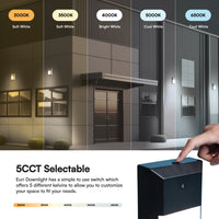 Outdoor Landscape Lighting LED 12V Low Voltage Mini Wall Pack LED Light 5CCT Selectable 15.8W 1600LM Line Voltage 120V AC IP65 Waterproof