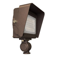 Outdoor Landscape Lighting LED 12V Low Voltage FLARGBCW20 12V Low Voltage 20W RGBCW Integrated LED Outdoor Landscape Lighting Bronze Aluminum Floodlight
