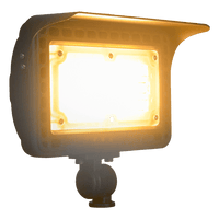 Outdoor Landscape Lighting LED 12V Low Voltage FLACCT40 4x/8x/12x Package Bronze Aluminum 3CCT 20W-40W Integrated LED 12V Low Voltage Outdoor Landscape Lighting Floodlight