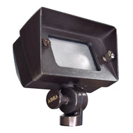 FPB01 Luz de inundación direccional LED rectangular de latón Iluminación ajustable - Ninguna / Dark Brass