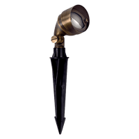 Outdoor Landscape Lighting LED 12V Low Voltage FPB03 4x/8x/12x Package Brass Oval LED Directional Floodlight Adjustable Lighting 12V Low Voltage with G4 3W 3000K Bulb