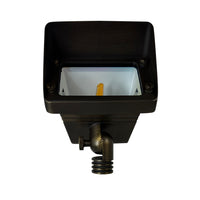 Outdoor Landscape Lighting LED 12V Low Voltage FPB05 4x/8x/12x Package Cast Brass Rectangular LED 12V Low Voltage Directional Floodlight Adjustable Landscape Lighting with MR16 5W 3000K Bulb