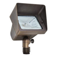 Outdoor Landscape Lighting LED 12V Low Voltage FPB05 Cast Brass Rectangular LED 12V Low Voltage Directional Floodlight Adjustable Landscape Lighting MR16 Socket