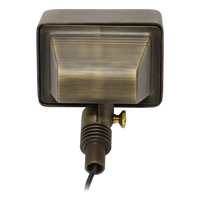 Outdoor Landscape Lighting LED 12V Low Voltage FPB05 Cast Brass Rectangular LED 12V Low Voltage Directional Floodlight Adjustable Landscape Lighting MR16 Socket