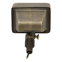 Outdoor Landscape Lighting LED 12V Low Voltage FPB05 4x/8x/12x Package Cast Brass Rectangular LED 12V Low Voltage Directional Floodlight Adjustable Landscape Lighting with MR16 5W 3000K Bulb