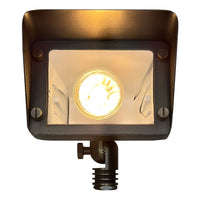 Outdoor Landscape Lighting LED 12V Low Voltage FPB05 Cast Brass Rectangular LED 12V Low Voltage Directional Floodlight Adjustable Landscape Lighting MR16 Socket
