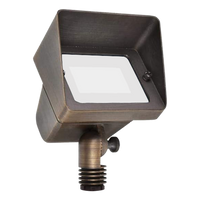 Outdoor Landscape Lighting LED 12V Low Voltage FPBCC05 Cast Brass 3CCT Adjustable 3W-10W Rectangular Built-In LED Flood Light 12V Low Voltage Floodlight Fixture