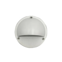 Outdoor Landscape Lighting LED 12V Low Voltage STBP06 Rein Cast Brass Round Half Moon Step Deck Light Low Voltage Outdoor Landscape Lighting White