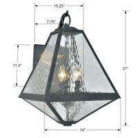 Outdoor Landscape Lighting LED 12V Low Voltage Brian Patrick Flynn Glacier 3 Light Outdoor Sconce 14