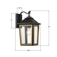 Outdoor Landscape Lighting LED 12V Low Voltage Hawkins 1 Light Outdoor Sconce 7.25