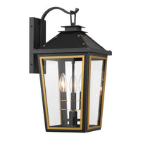 Outdoor Landscape Lighting LED 12V Low Voltage Hawkins 3 Light Outdoor Sconce 9.5