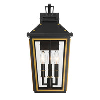 Outdoor Landscape Lighting LED 12V Low Voltage Hawkins 3 Light Outdoor Sconce 9.5