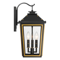 Outdoor Landscape Lighting LED 12V Low Voltage Hawkins 3 Light Outdoor Sconce 9.5