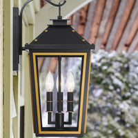 Outdoor Landscape Lighting LED 12V Low Voltage Hawkins 3 Light Outdoor Sconce 9.5