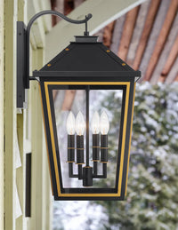 Outdoor Landscape Lighting LED 12V Low Voltage Hawkins 4 Light Outdoor Sconce 12