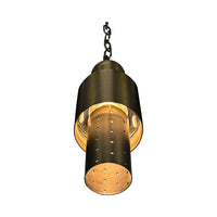Outdoor Landscape Lighting LED 12V Low Voltage HLB02 LED 12V Low Voltage Brass Cylinder Pendant Light Hanging Downlight Fixture