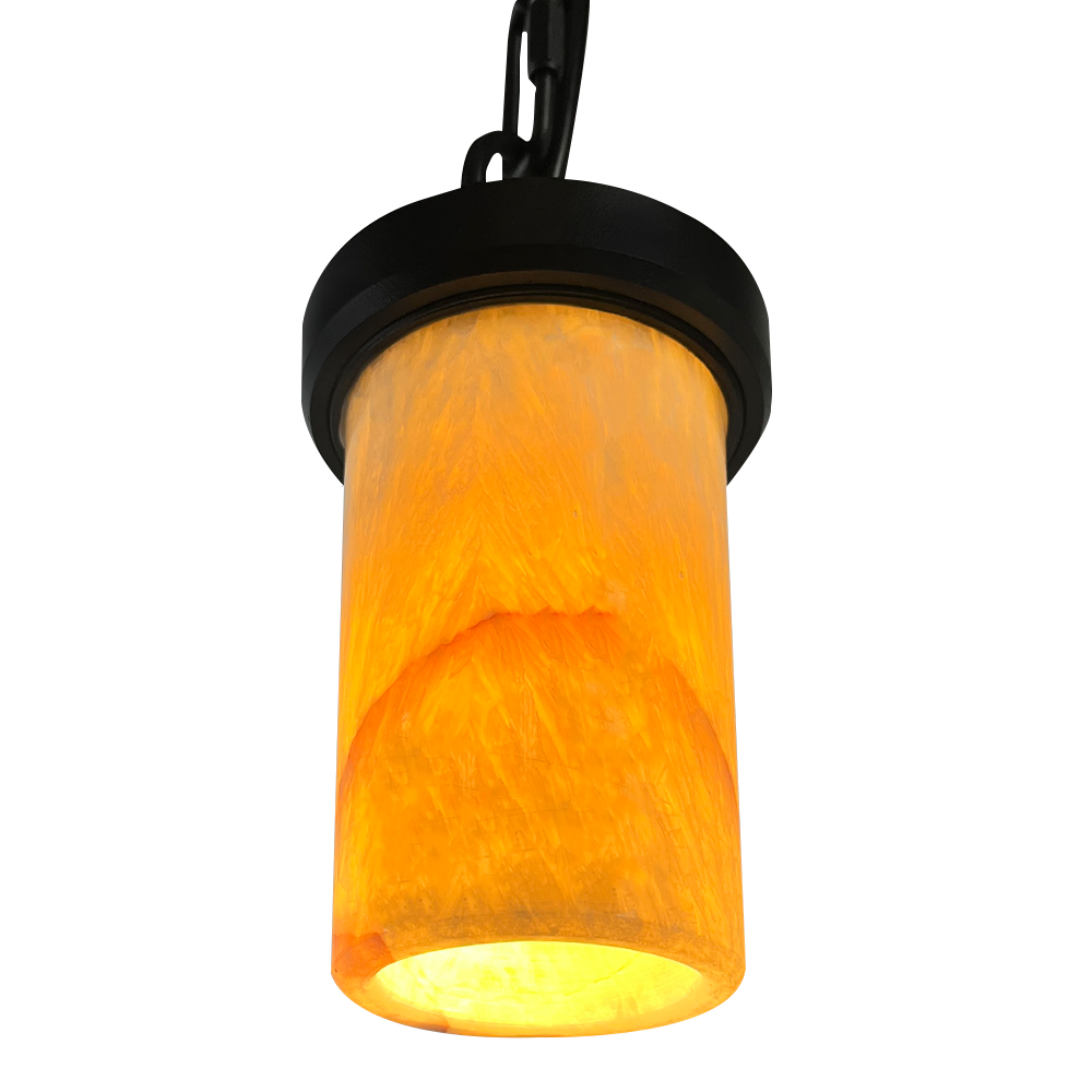 Outdoor Landscape Lighting LED 12V Low Voltage HLS70 12V LED Low Voltage Stainless Steel Marble Cylinder Pendant Light Hanging Downlight Fixture