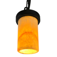 Outdoor Landscape Lighting LED 12V Low Voltage HLS70 12V LED Low Voltage Stainless Steel Marble Cylinder Pendant Light Hanging Downlight Fixture