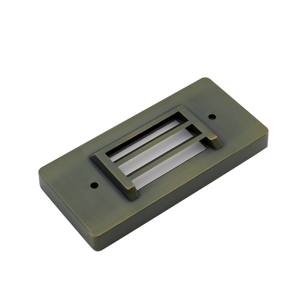 Outdoor Landscape Lighting LED 12V Low Voltage IDL01 4x/8x/12x Package Solid Brass Surface Mount 2700K Warm White Integrated LED Step Light Low Voltage Landscape Lighting