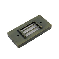 Outdoor Landscape Lighting LED 12V Low Voltage IDL01 4x/8x/12x Package Solid Brass Surface Mount 2700K Warm White Integrated LED Step Light Low Voltage Landscape Lighting