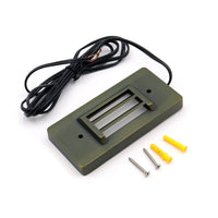 Outdoor Landscape Lighting LED 12V Low Voltage IDL01 4x/8x/12x Package Solid Brass Surface Mount 2700K Warm White Integrated LED Step Light Low Voltage Landscape Lighting