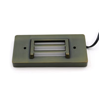 Outdoor Landscape Lighting LED 12V Low Voltage IDL01 4x/8x/12x Package Solid Brass Surface Mount 2700K Warm White Integrated LED Step Light Low Voltage Landscape Lighting