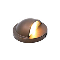 Outdoor Landscape Lighting LED 12V Low Voltage IDL02 4x/8x/12x Package Aluminum Round Surface Mount 2700K Warm White Integrated LED Deck Light Low Voltage Landscape Lighting
