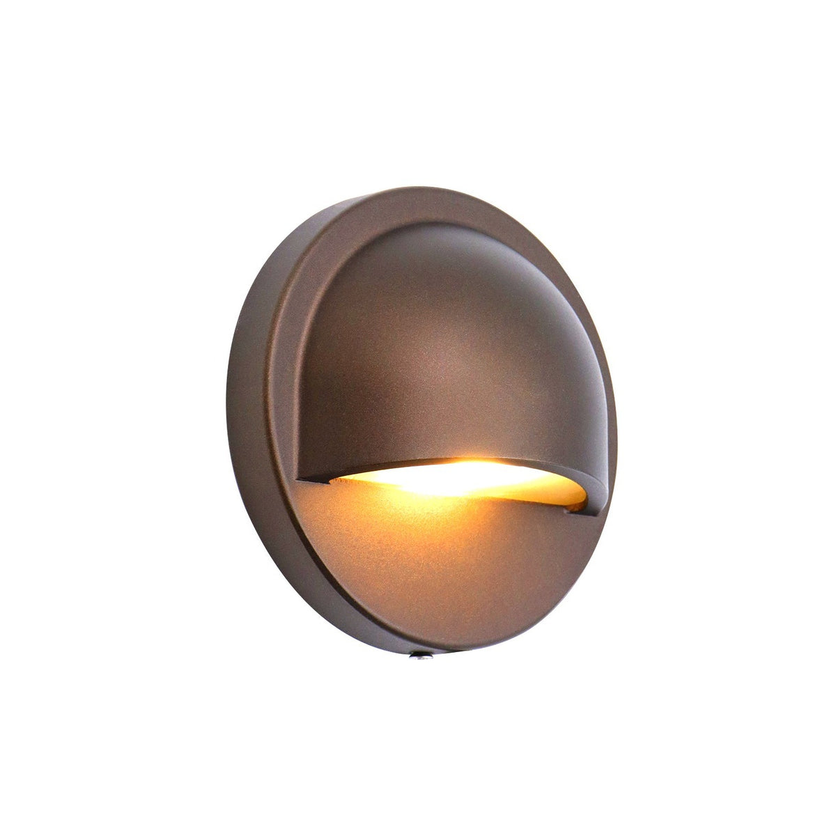 Outdoor Landscape Lighting LED 12V Low Voltage IDL02 4x/8x/12x Package Aluminum Round Surface Mount 2700K Warm White Integrated LED Deck Light Low Voltage Landscape Lighting