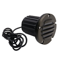 Outdoor Landscape Lighting LED 12V Low Voltage IGL17B MR16 PVC and Solid Brass Grille In-Ground Well Light Low Voltage Landscape Lighting