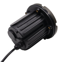 Outdoor Landscape Lighting LED 12V Low Voltage IGL17B MR16 PVC and Solid Brass Grille In-Ground Well Light Low Voltage Landscape Lighting