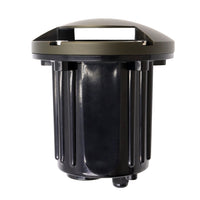 Outdoor Landscape Lighting LED 12V Low Voltage IGL21B MR16 PVC and Solid Brass Bi-Directional In-Ground Well Light Low Voltage Landscape Lighting