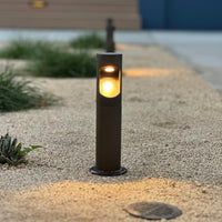 Outdoor Landscape Lighting LED 12V Low Voltage BPLP02 Boyd Brass Bollard 4x/8x/12x 4W 3000K Integrated LED Low Voltage Driveway Light Outdoor Landscape Lighting