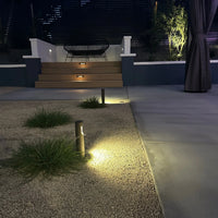 Outdoor Landscape Lighting LED 12V Low Voltage BPLP02 Boyd Brass Bollard 4x/8x/12x 4W 3000K Integrated LED Low Voltage Driveway Light Outdoor Landscape Lighting