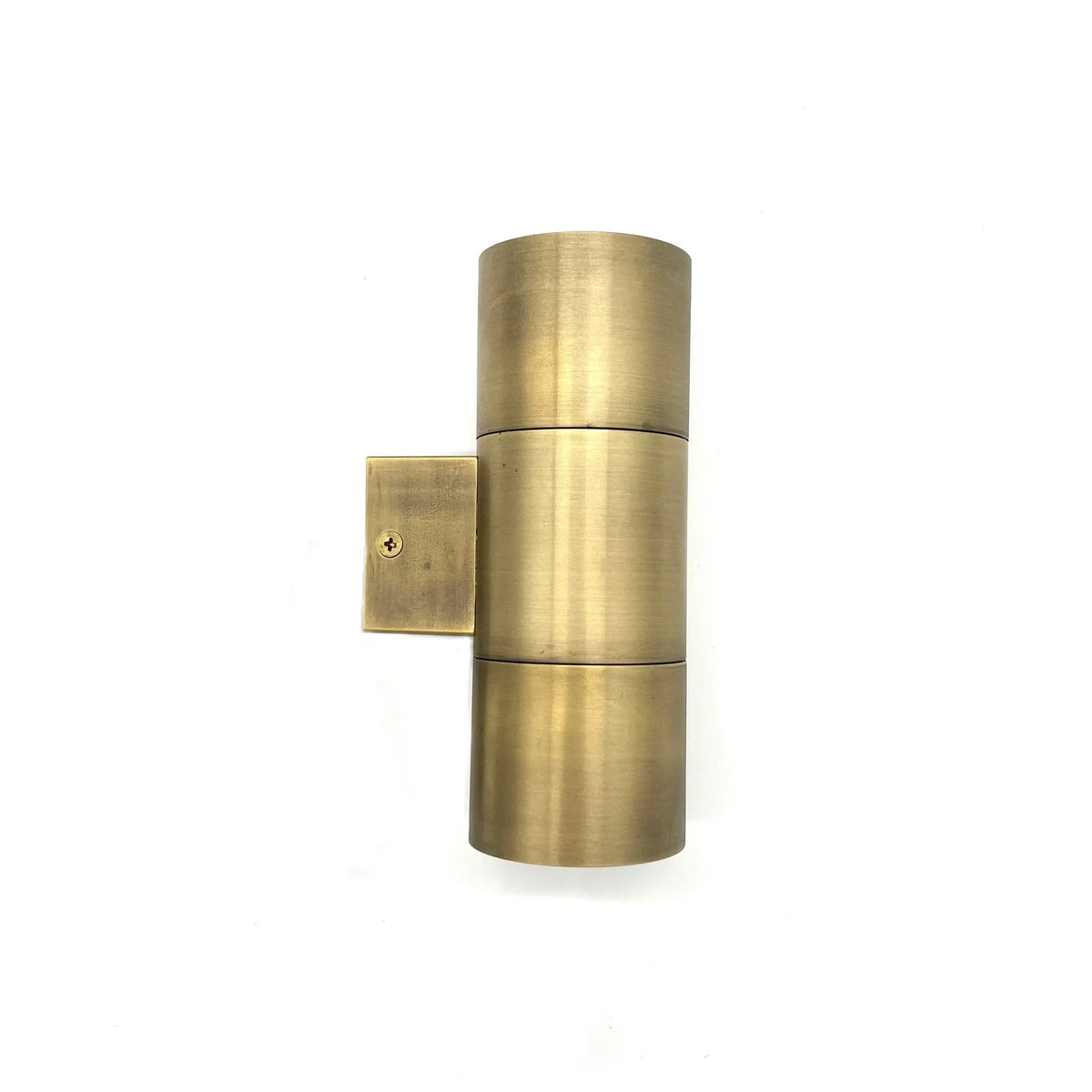 Outdoor Landscape Lighting LED 12V Low Voltage SCSP01 Stelvio Sconce Antique Brass Finish Up/Down Light Low Voltage Outdoor Lighting