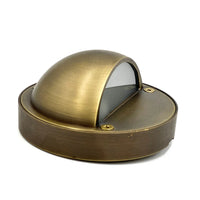 Outdoor Landscape Lighting LED 12V Low Voltage STBP06 Rein Cast Brass Round Half Moon 4x/8x/12x G4 2W Dimmable 2700K Package Step Deck Light Low Voltage Outdoor Landscape Lighting
