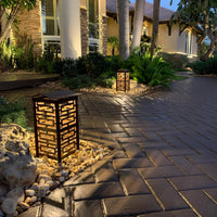 Outdoor Landscape Lighting LED 12V Low Voltage RadiantLight Polynesian Landscape Light - Garden Light