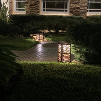 Outdoor Landscape Lighting LED 12V Low Voltage RadiantLight Polynesian Landscape Light - Garden Light