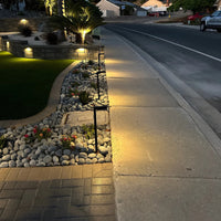 Outdoor Landscape Lighting LED 12V Low Voltage BPLP03 Aspen Brass Path Light Low Voltage Outdoor Lighting