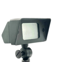 Outdoor Landscape Lighting LED 12V Low Voltage FLBP01 Tulay Black Brass Squared Flood Light Low Voltage Landscape Lighting