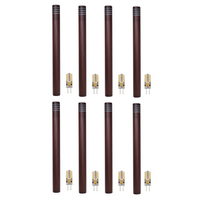 Outdoor Landscape Lighting LED 12V Low Voltage KL311 4x/8x/12x Package 12V G4 3W 2700K LED AC/DC Aluminum Low Voltage Landscape Bollard Lighting Path Light Brown 8 Pack
