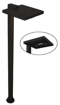 Outdoor Landscape Lighting LED 12V Low Voltage LEVEL AL Black Path Landscape Light